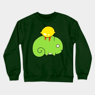 Lemon Chameleon Crewneck Sweatshirt